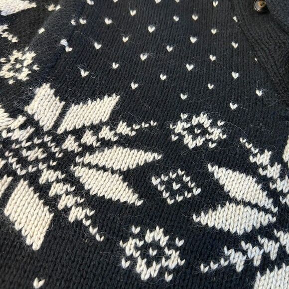 Polo Ralph Lauren Sweater Mens L Snowflake Pullover Knit Winter Holiday Nordic - Picture 7 of 7